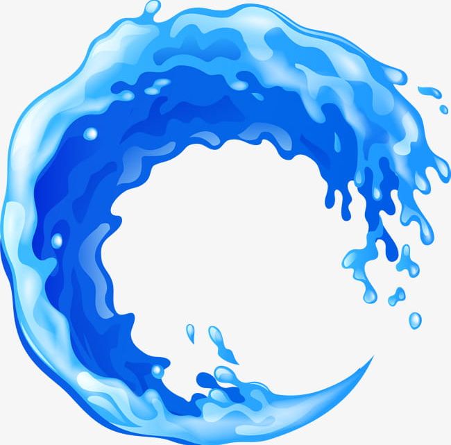 Blue Simple Wave Circle PNG, Clipart, Blue, Blue Clipart, Circle, Circle Clipart, Effect Free PNG Download