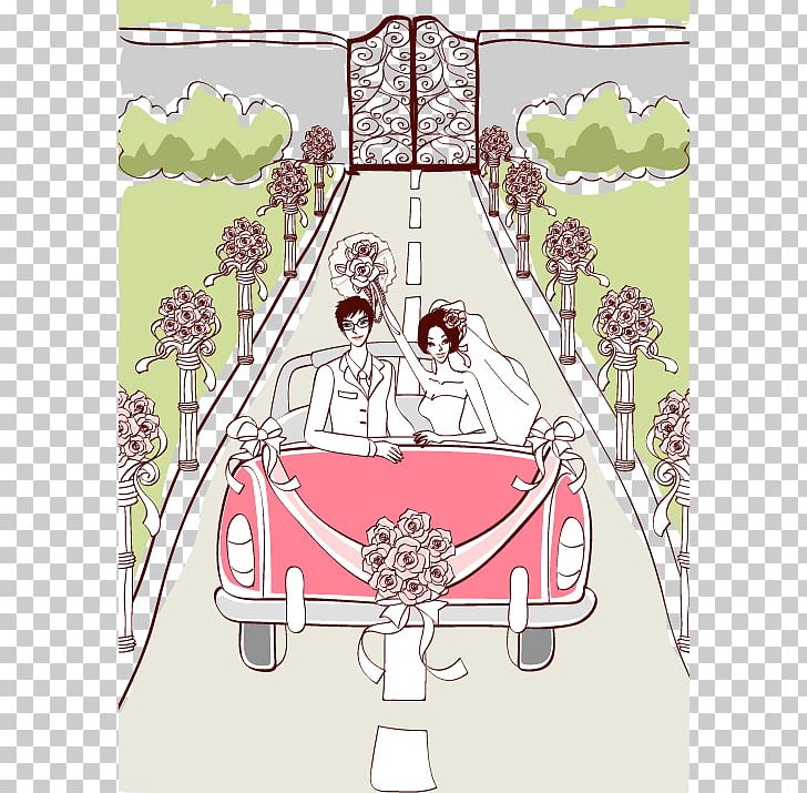 Marriage Wedding Illustration PNG, Clipart, Bride, Cartoon, Design, Encapsulated Postscript, Fictional Character Free PNG Download