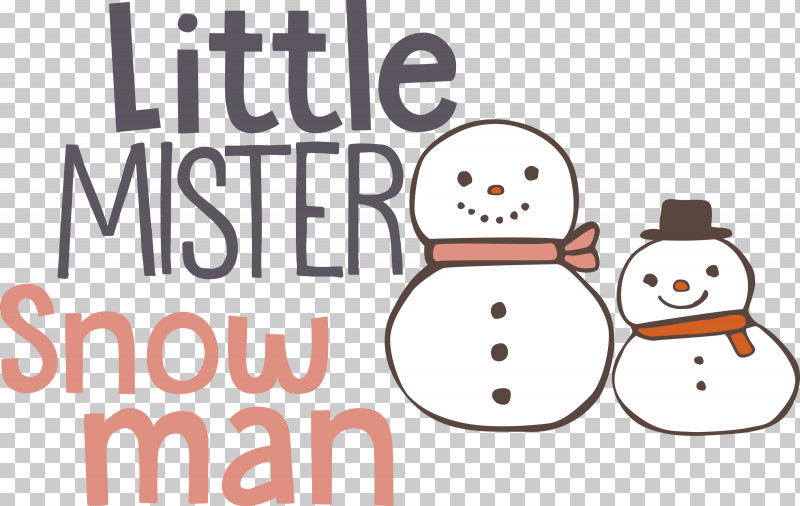 Little Mister Snow Man PNG, Clipart, Behavior, Cartoon, Happiness, Human, Line Free PNG Download