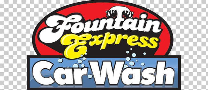 Fountain Express Carwash Car Wash Washing GooGoo 3 Minute EXPRESS WASH PNG, Clipart, Area, Auto Detailing, Banner, Brand, Car Free PNG Download