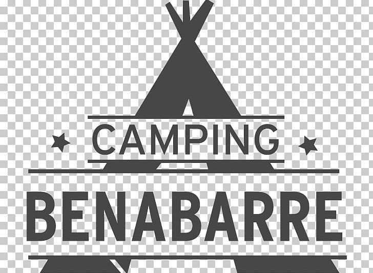 Camping Benabarre Logo Design Brand Campsite PNG, Clipart, Angle, Area, Art, Black And White, Brand Free PNG Download