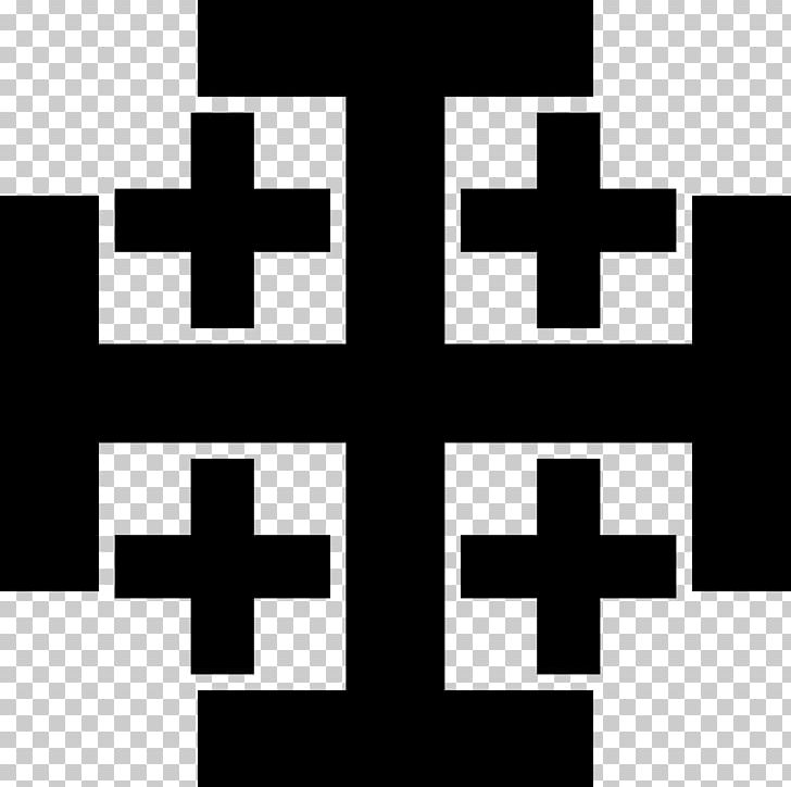 Jerusalem Cross Drawing Crucifix PNG, Clipart, Area, Black, Black And White, Brand, Christian Cross Free PNG Download