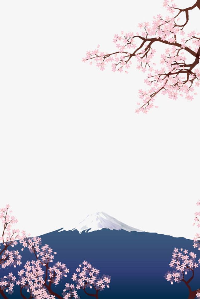 Cherry Fuji Mountain PNG, Clipart, Blossoms, Cherry, Cherry Blossoms, Cherry Clipart, Fuji Free PNG Download
