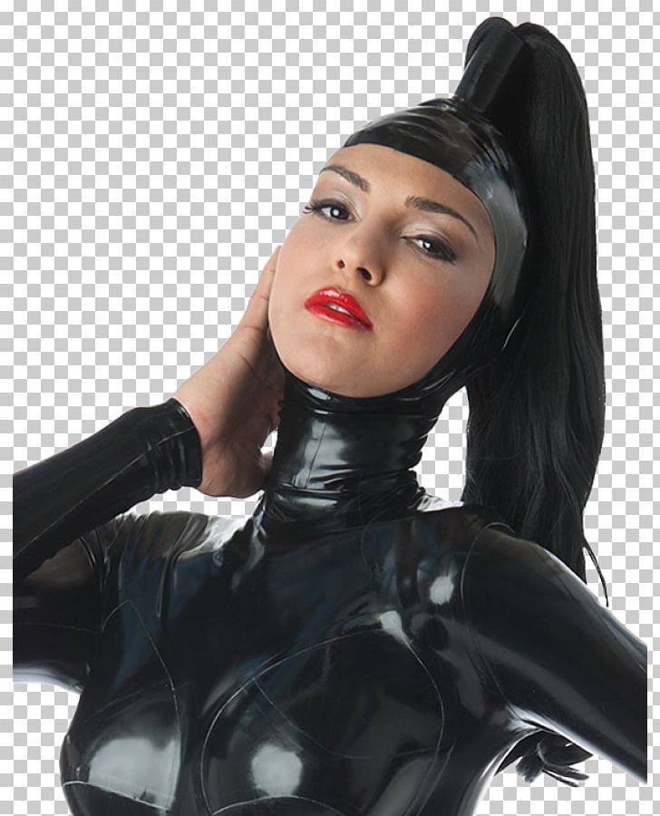 Latex Clothing Mask Hood Rubber And PVC Fetishism PNG, Clipart, Art, Black Hair, Brown Hair, Catsuit, Clothing Free PNG Download