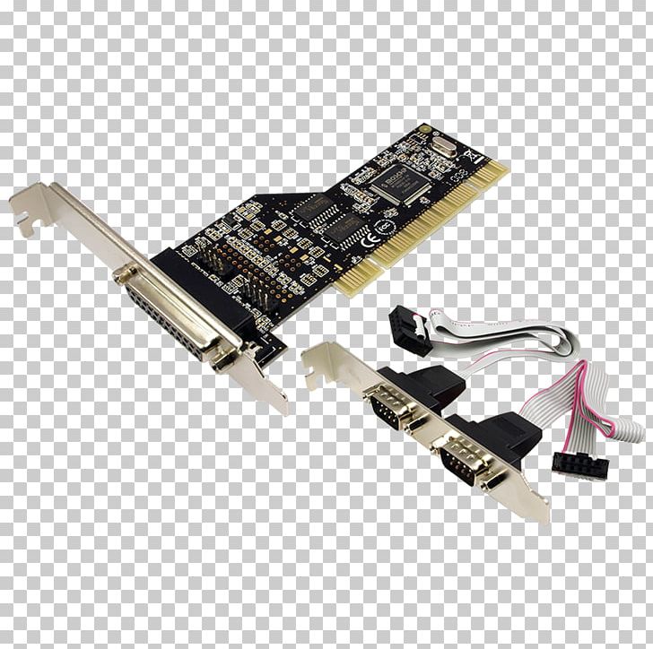 Conventional PCI Serial Port PCI Express Parallel Port D-subminiature PNG, Clipart, Adapter, Cable, Computer, Computer Component, Computer Port Free PNG Download