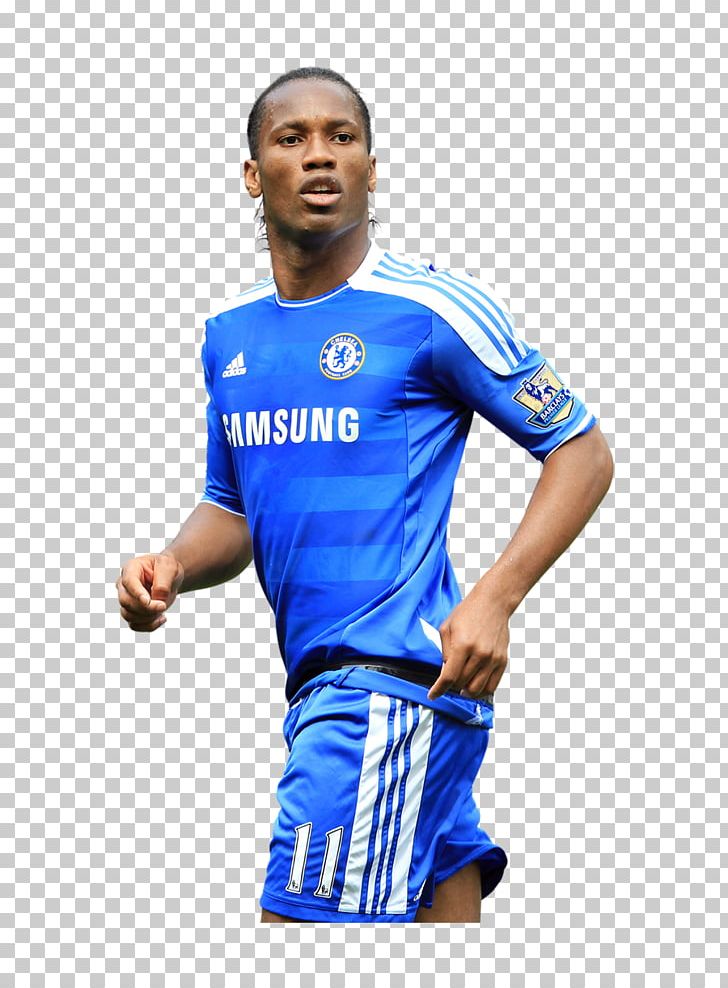 Didier Drogba Chelsea F.C. 2008 UEFA Champions League Final 2012 UEFA Champions League Final Jersey PNG, Clipart, 2012 Uefa Champions League Final, Blue, Chelsea, Chelsea Fc, Clothing Free PNG Download