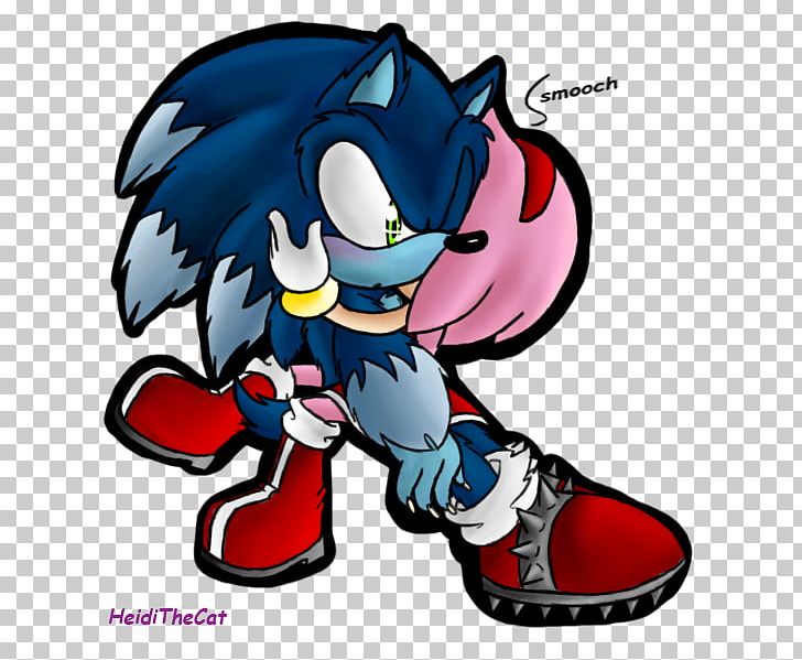 sonic the hedgehog, amy rose, and dark sonic (sonic) drawn by