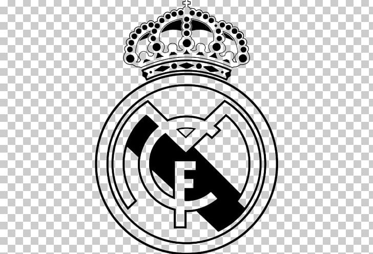 Real Madrid C.F. UEFA Champions League Dream League Soccer El Clásico Football PNG, Clipart, Area, Black And White, Body Jewelry, Brand, Circle Free PNG Download