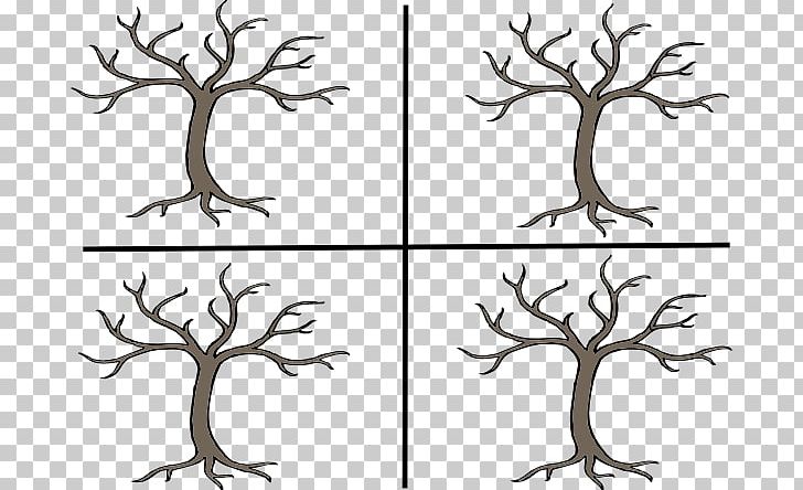 Tree Autumn Season Color PNG, Clipart, Antler, Art, Artwork, Autumn, Black And White Free PNG Download