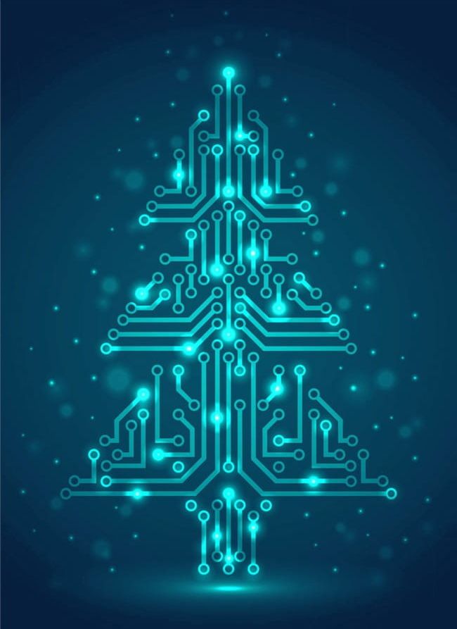 Chip Abstract Christmas Tree PNG, Clipart, Abstract, Abstract Clipart, Abstract Vector, Chip, Chip Clipart Free PNG Download