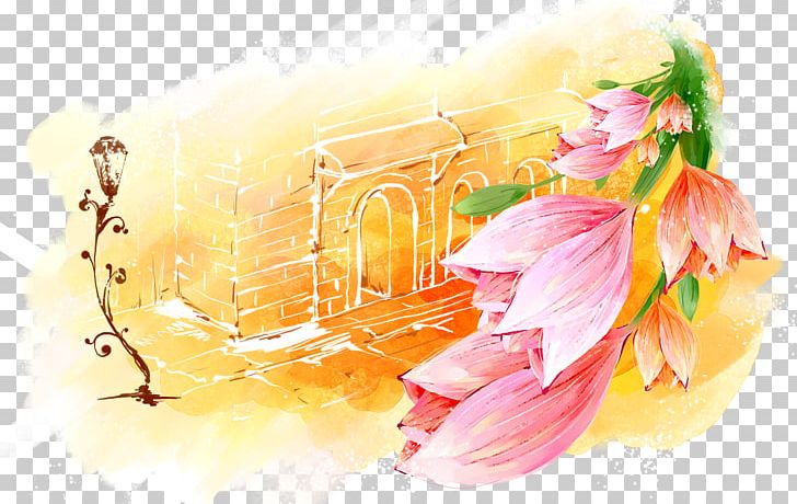 Watercolor Painting PNG, Clipart, Computer Wallpaper, Desktop Wallpaper, Encapsulated Postscript, Flower, Flower Arranging Free PNG Download