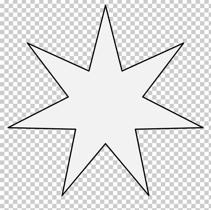 Heptagram Symbol Line Blue Star Wicca PNG, Clipart, Angle, Area, Black And White, Blue Star Wicca, Circle Free PNG Download
