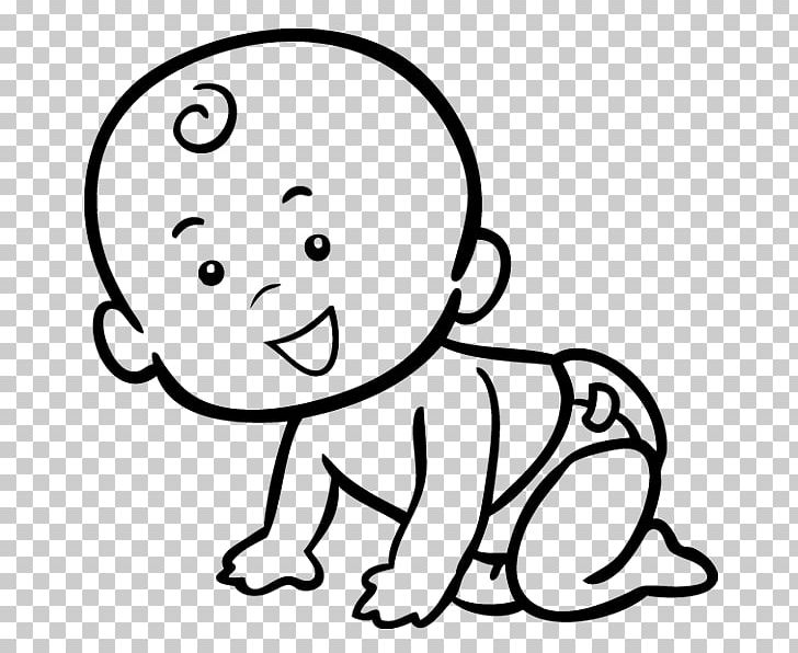Crawling Child Drawing Infant Diaper PNG, Clipart, Area, Baby, Black, Cartoon, Child Free PNG Download
