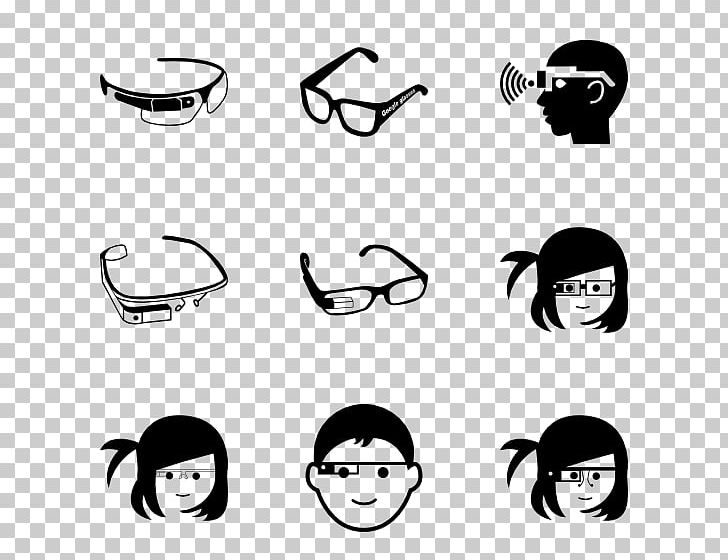 Drawing Computer Icons Google Glass Graphic Design PNG, Clipart, Black, Black And White, Brand, Cartoon, Communication Free PNG Download