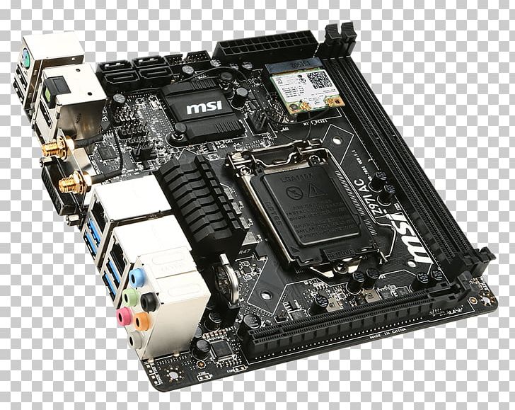 Mini-ITX LGA 1150 Motherboard MSI Z87I PNG, Clipart, Atx, Circuit Component, Computer Component, Computer Cooling, Computer Hardware Free PNG Download