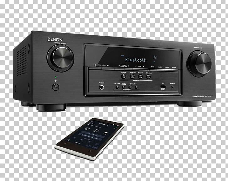 AV Receiver Denon AVR-S530BT 4K Resolution Television PNG, Clipart, 4 K Ultra Hd, 4k Resolution, Audio, Audio Equipment, Electronic Device Free PNG Download