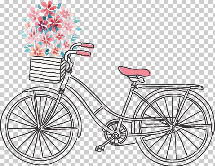 Bicycle Frame Drawing Euclidean PNG, Clipart, Abstract Lines, Bicycle, Bicycle Accessory, Bicycle Basket, Bicycle Part Free PNG Download