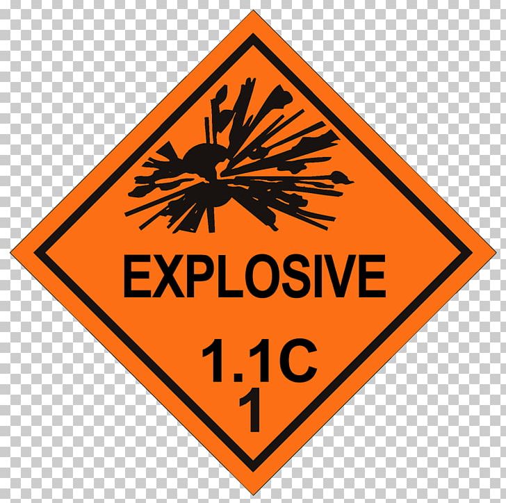 Dangerous Goods Placard Explosive Material Label Explosion PNG, Clipart, Area, Brand, Chemical Substance, Compliance Signs, Dangerous Goods Free PNG Download