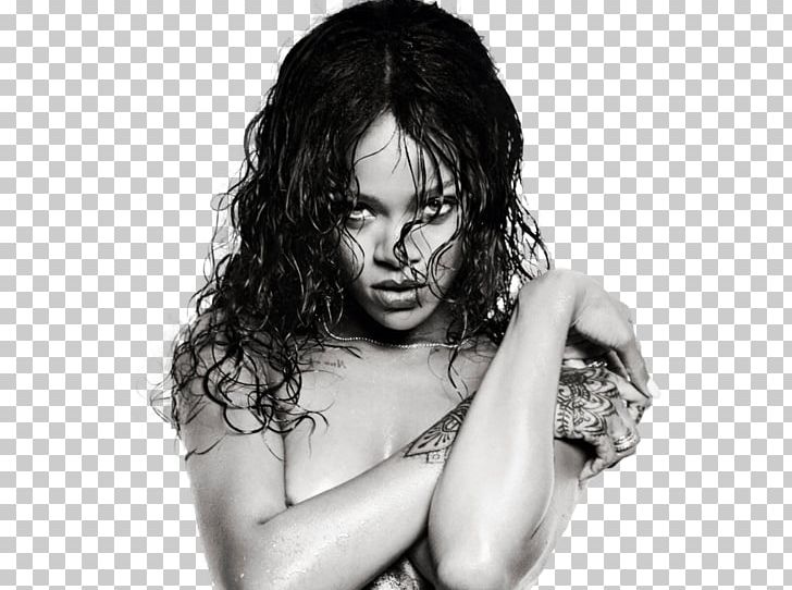 Rihanna Black And White Desperado Work PNG, Clipart, Arm, Art, Beauty, Black And White, Black Hair Free PNG Download