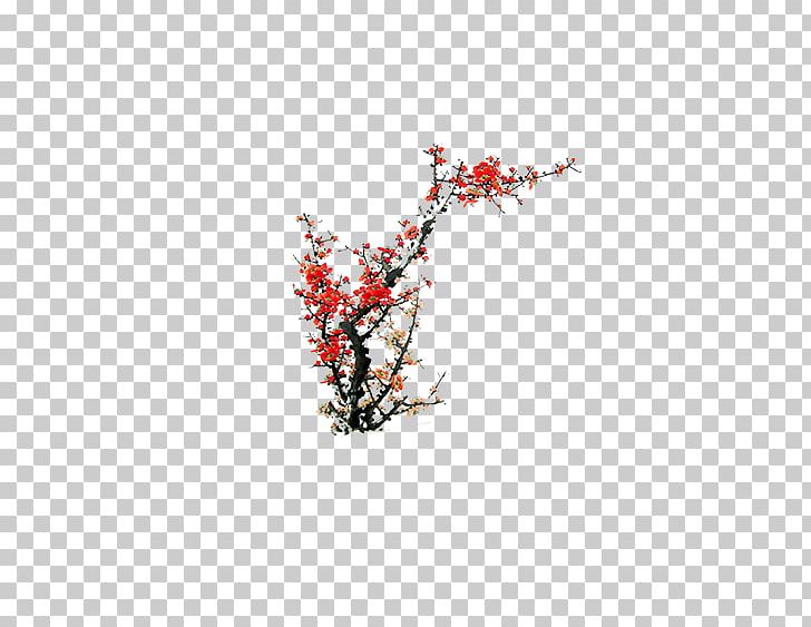 Ink Wash Painting Plum Blossom PNG, Clipart, Branch, Chinese, Chinese Style, Download, Encapsulated Postscript Free PNG Download