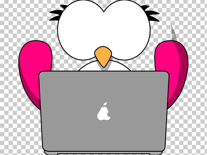 Laptop Owl Cartoon PNG, Clipart, Area, Artwork, Beak, Cartoon, Computer Free PNG Download