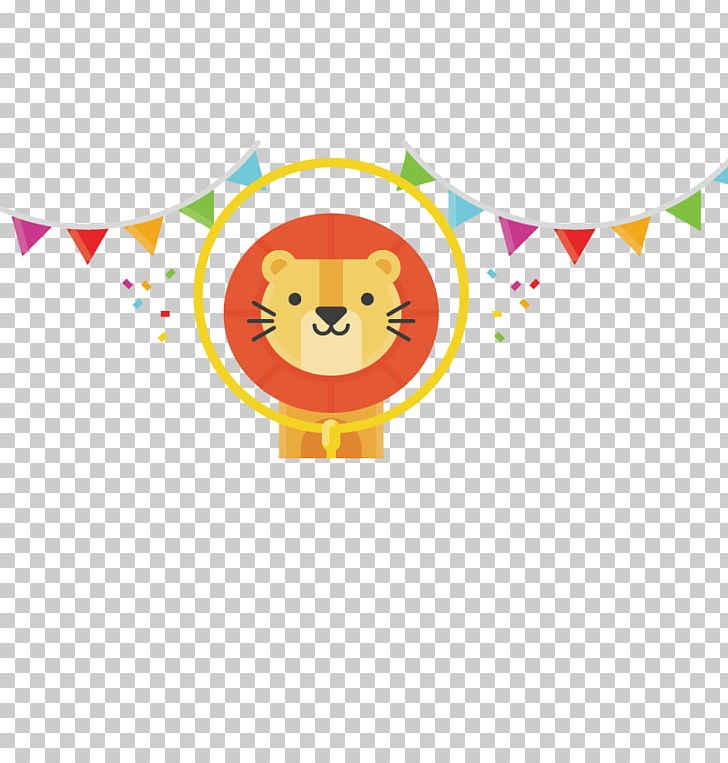 Performance Lion Circus PNG, Clipart, Area, Bunting, Cartoon, Circ, Circle Free PNG Download