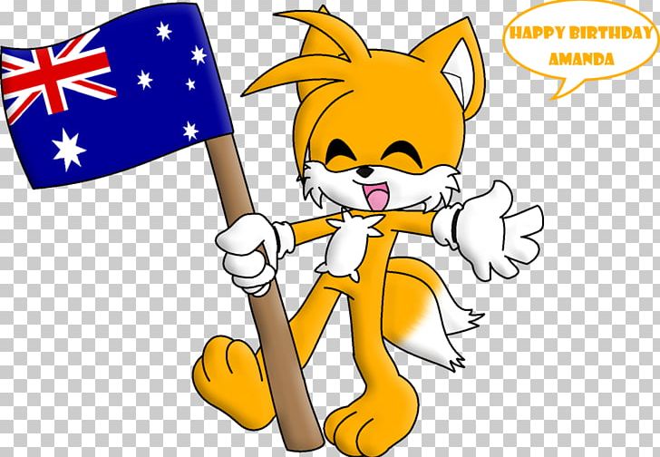 Tails Sonic the Hedgehog Sega, flying the flag, mammal, carnivoran, sonic  The Hedgehog png