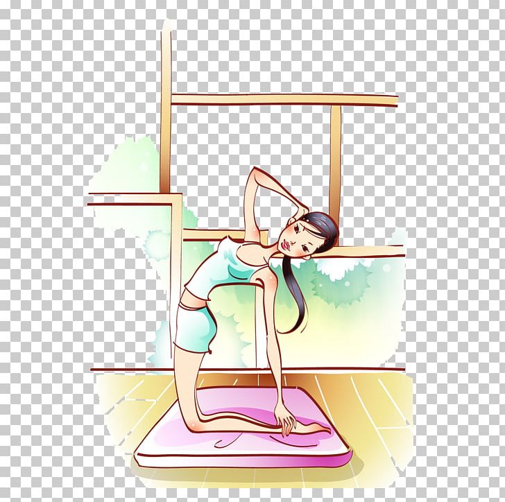 Cartoon Drawing Physical Exercise Illustration PNG, Clipart, Art, Cartoon, Color, Drawing, Fit Free PNG Download