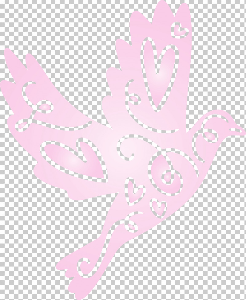 Pink Hand Wing Bird Finger PNG, Clipart, Bird, Cartoon Bird, Cute Bird, Finger, Hand Free PNG Download