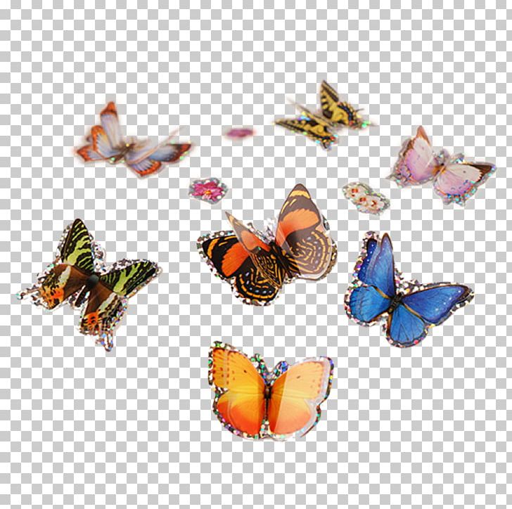 Butterfly Gardening Insect Sticker Monarch Butterfly PNG, Clipart, 3d Kid, Arthropod, Body Jewelry, Box, Butterfly Free PNG Download