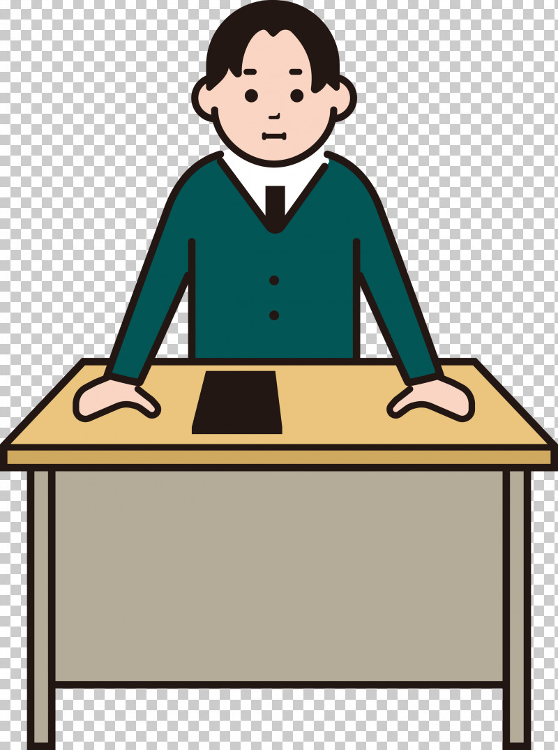 Teacher Desk Male PNG, Clipart, Behavior, Desk, Education, Furniture, Geometry Free PNG Download