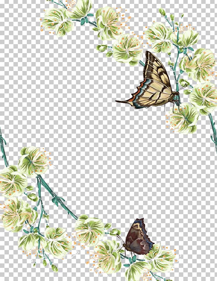Butterfly Flower Adobe Illustrator PNG, Clipart, Arthropod, Branch, Brush Footed Butterfly, Encapsulated Postscript, Fauna Free PNG Download
