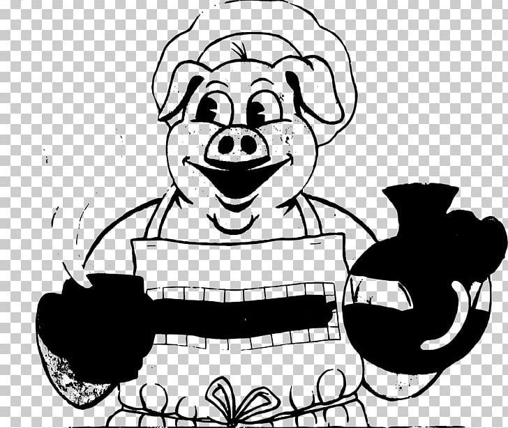 Wild Boar Breakfast Drawing PNG, Clipart, Art, Artwork, Bear, Black, Black And White Free PNG Download