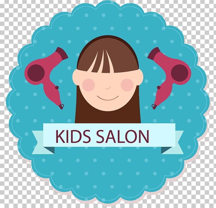 Beauty Parlour Hairdresser Hairstyle Euclidean PNG, Clipart, Aqua, Art, Barber Vector, Blue, Child Free PNG Download