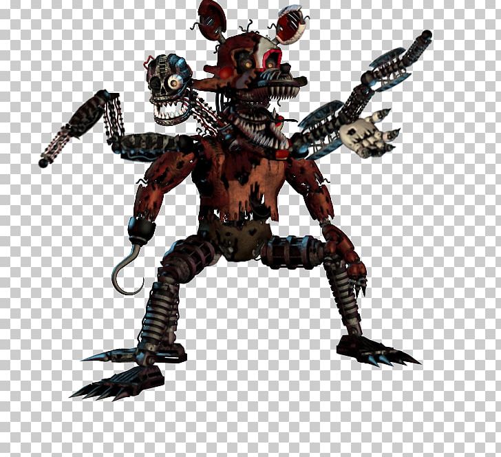 Five Nights At Freddy's 4 FNaF World Five Nights At Freddy's: The Silver Eyes Nightmare Mangle PNG, Clipart, Action Figure, Animatronics, Decapoda, Fictional Character, Figurine Free PNG Download