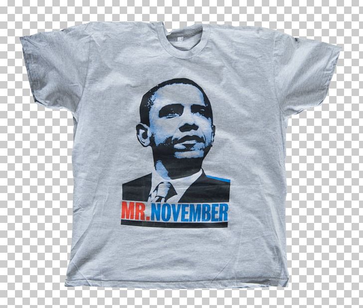 Barack Obama T-shirt Mr November The National PNG, Clipart, Barack Obama, Blue, Brand, Celebrities, Logo Free PNG Download
