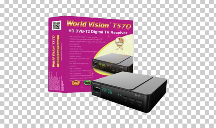 DVB-T2 World Vision International Set-top Box Digital Television Digital Video Broadcasting PNG, Clipart, Digi, Digital Data, Digital Video Broadcasting, Dolby Digital, Dvbt2 Free PNG Download