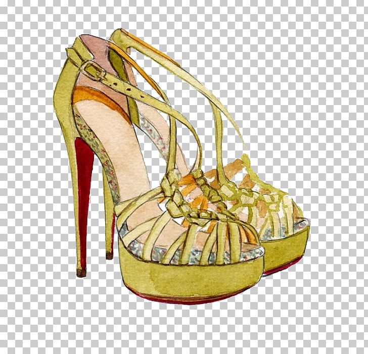 Shoe High-heeled Footwear Sandal Fashion Drawing PNG, Clipart, Ballet Flat, Color, Court Shoe, Fashion Design, Fashion Illustration Free PNG Download