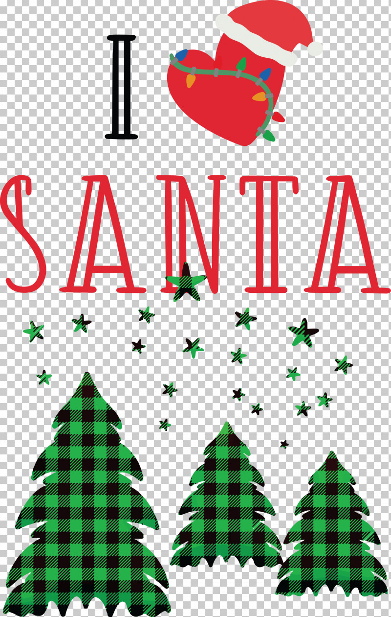 I Love Santa Santa Christmas PNG, Clipart, Christmas, Christmas And Holiday Season, Christmas Day, Christmas Gift, Christmas Ornament Free PNG Download