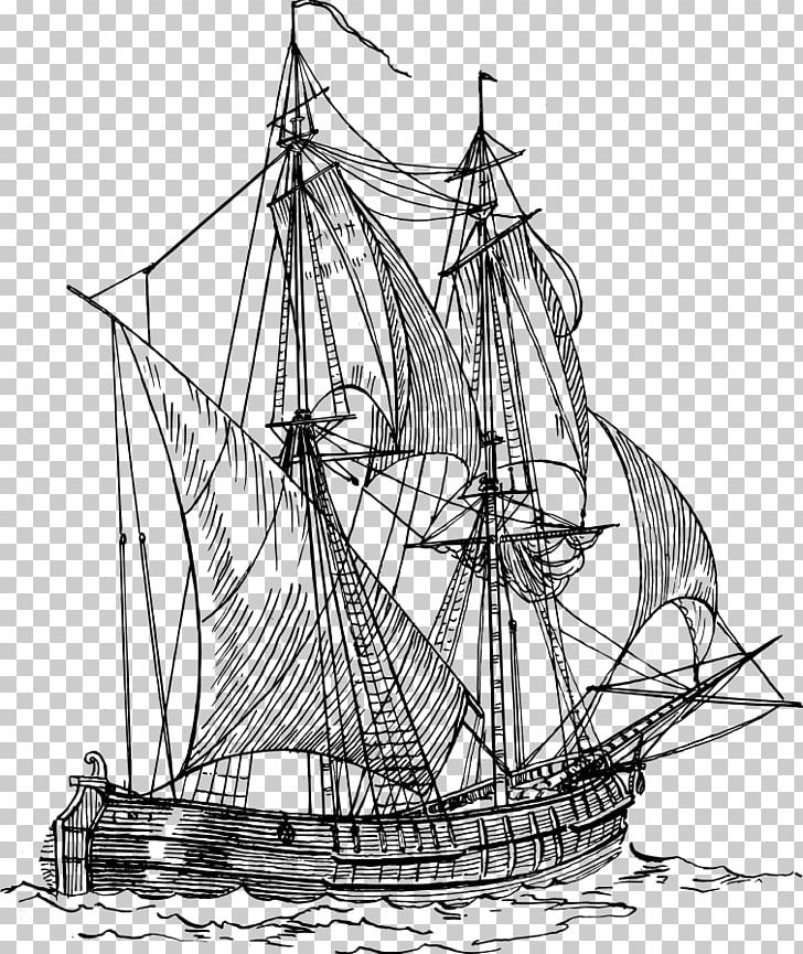 Sailing Ship Boat Drawing PNG, Clipart, Brig, Caravel, Carrack, Map, Maritime Transport Free PNG Download