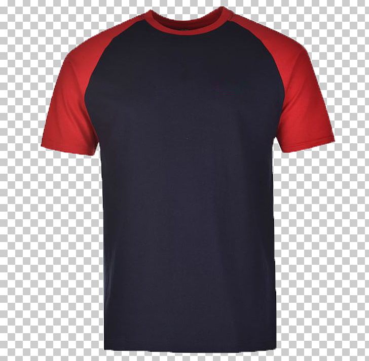 T-shirt Red Navy Blue Clothing Raglan Sleeve PNG, Clipart, 2 Xl, Active Shirt, Angle, Baju, Blue Free PNG Download