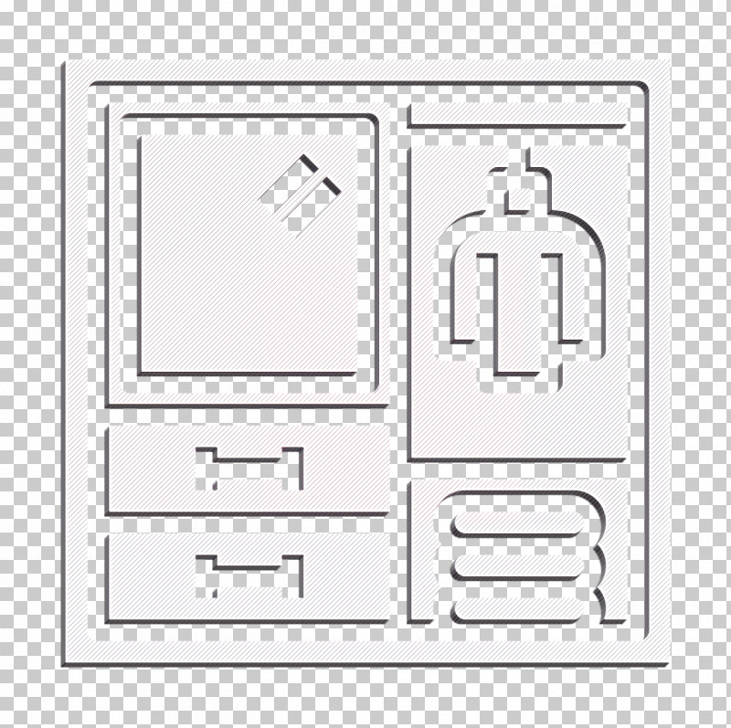 Wardrobe Icon Home Equipment Icon Closet Icon PNG, Clipart, Closet Icon, Home Equipment Icon, Line, Rectangle, Square Free PNG Download