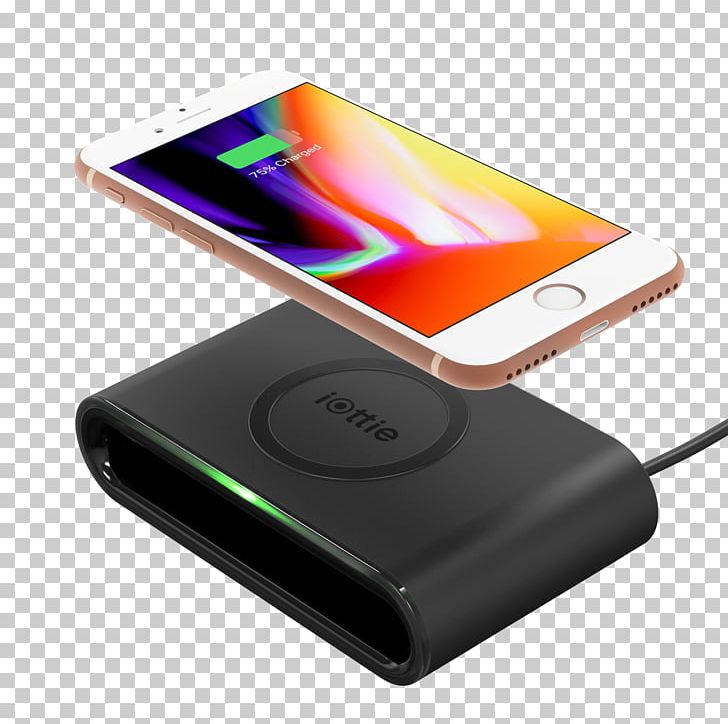 Battery Charger IPhone X IPhone 8 Plus Qi Inductive Charging PNG, Clipart, Ac Adapter, Android, Battery Charger, Charge, Communication Device Free PNG Download