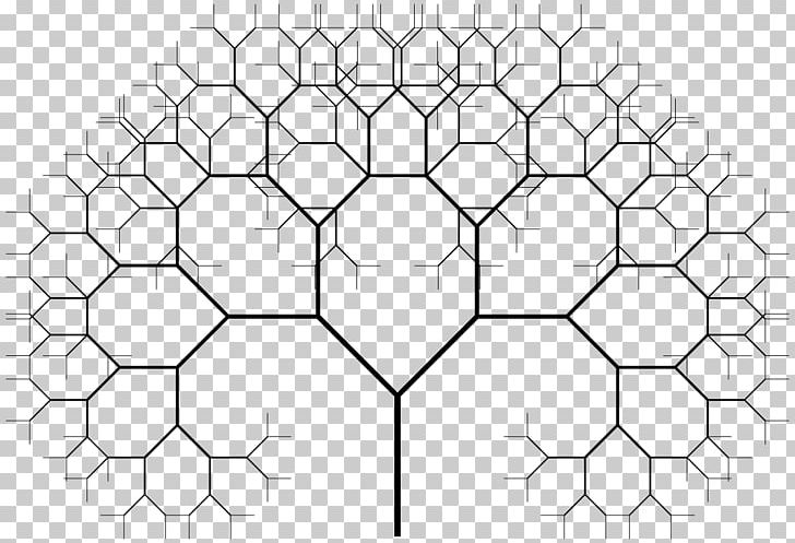 Fractal Tree Index Drawing Iteration PNG, Clipart, Angle, Area, Ball, Black And White, Circle Free PNG Download