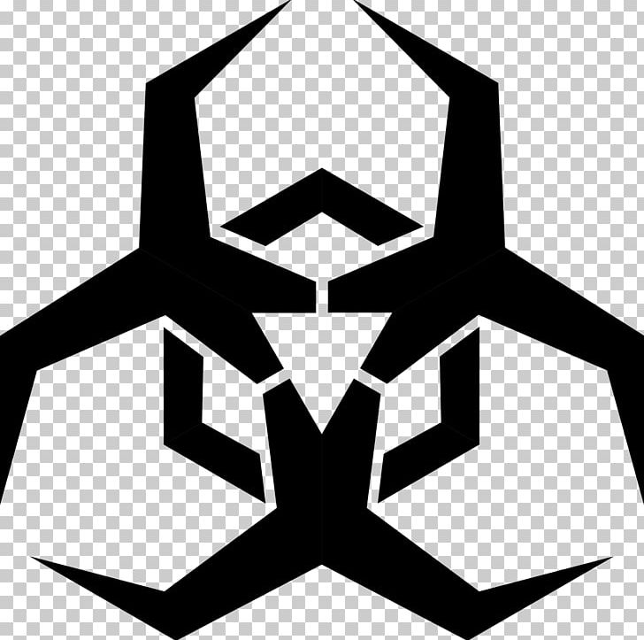 Malware Hazard Symbol PNG, Clipart, Angle, Area, Artwork, Biological Hazard, Black And White Free PNG Download