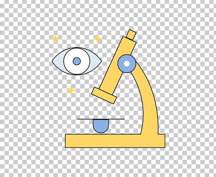 Yellow Microscope PNG, Clipart, Angle, Area, Cartoon, Circle, Comics Free PNG Download
