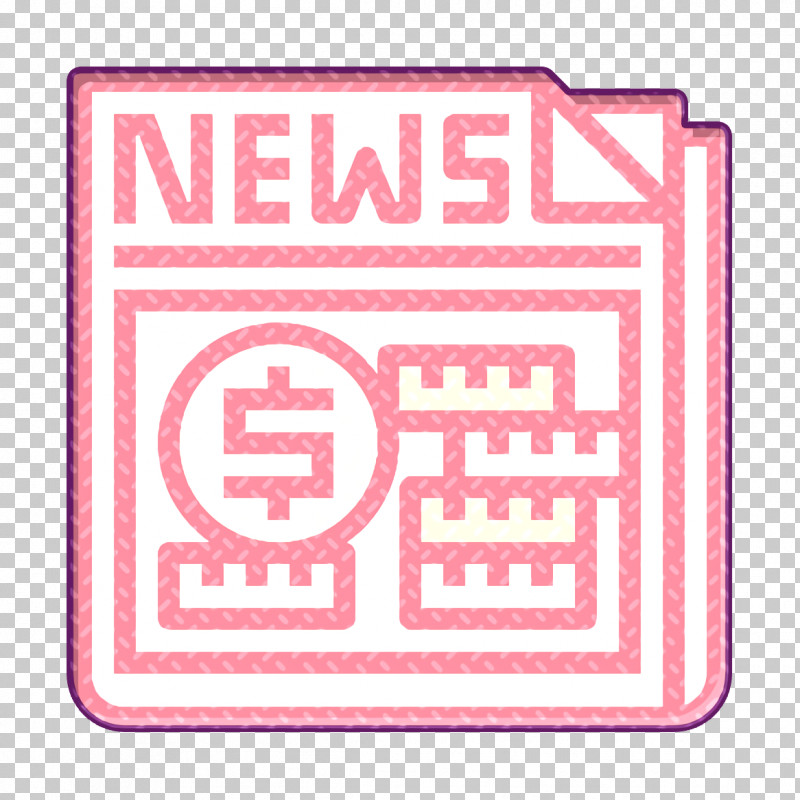 News Icon Newspaper Icon PNG, Clipart, Label, Line, Logo, Magenta, News Icon Free PNG Download