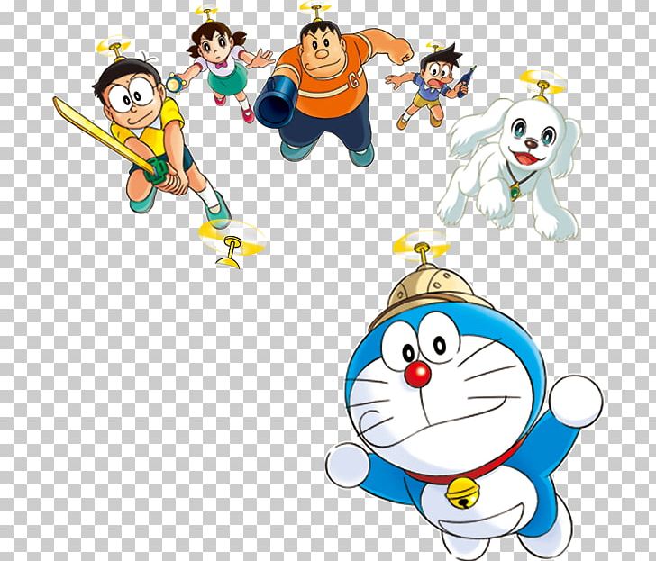 Nobita Nobi Doraemon New Nobita S Great Demon Peko And The Exploration Party Of Five Anime Png