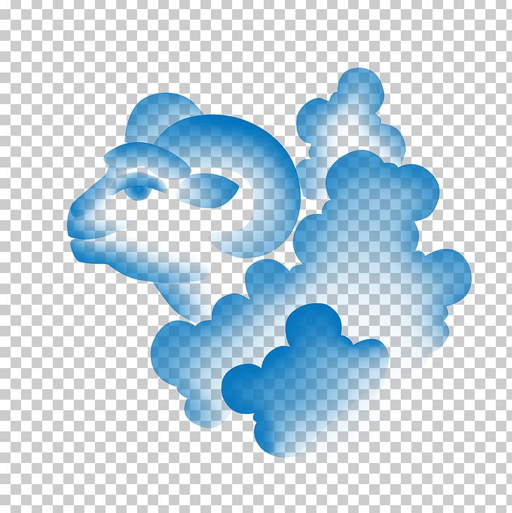 Sheep Goat Euclidean Aries PNG, Clipart, Animal, Animals, Aries, Blue, Blue Cloud Free PNG Download