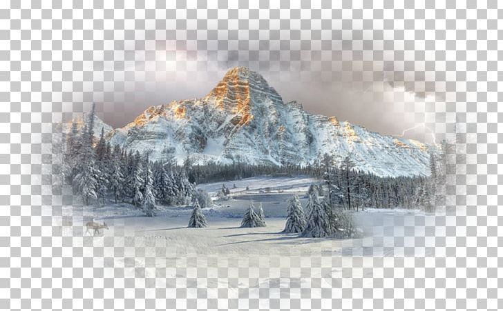 Desktop Mount Chephren Forest Winter Landscape PNG, Clipart, Canadian Rockies, Cloud, Cloud Forest, Computer Wallpaper, Desktop Wallpaper Free PNG Download